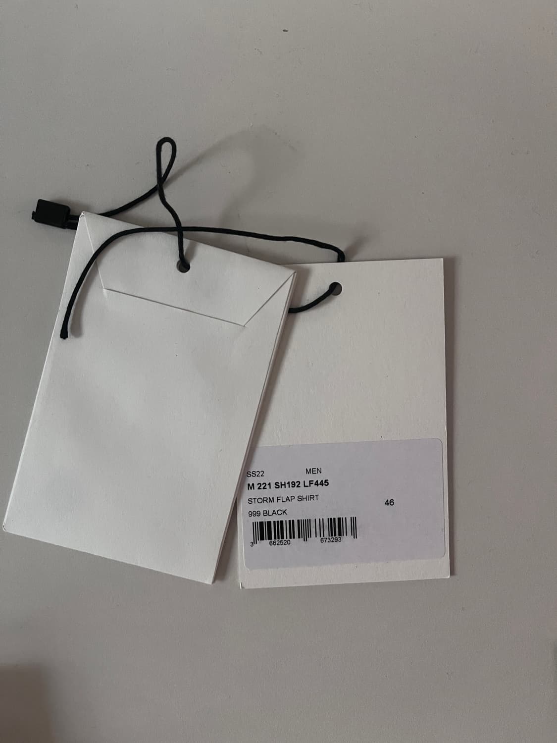 [46] 르메르 스톰플랩 셔츠 블랙 상품이미지9