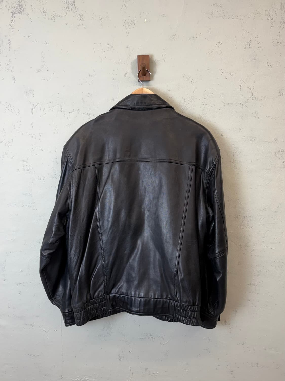 빈티지 양가죽 포켓 레더 봄버 자켓 상품이미지2