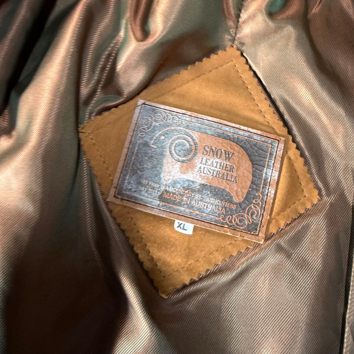 스노우 레더 오스트레일리아 스웨이드 베스트 XL 상품이미지5