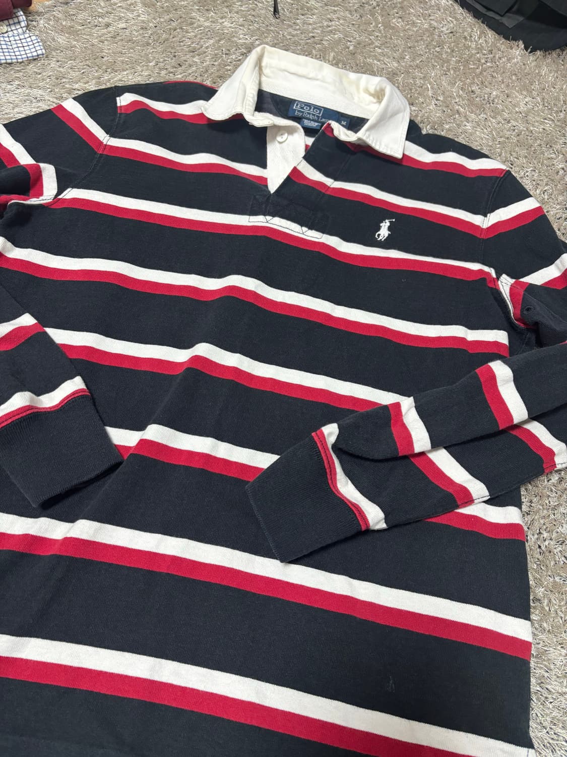 일본판 폴로 긴팔 카라티 95-100 상품이미지2