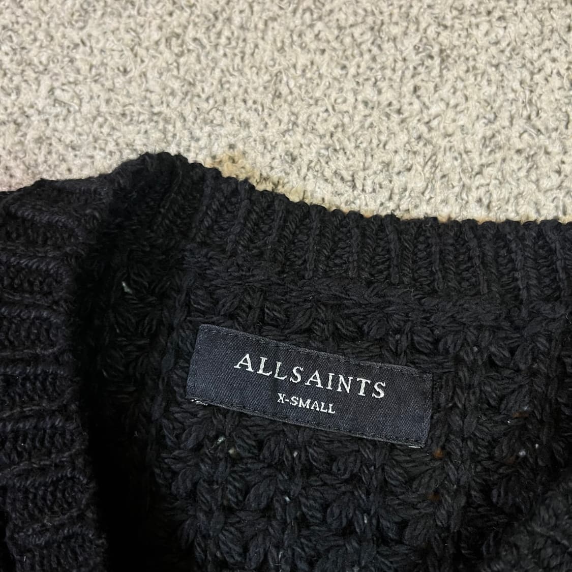 올세인츠 코튼 하찌 케이블 니트 상품이미지3