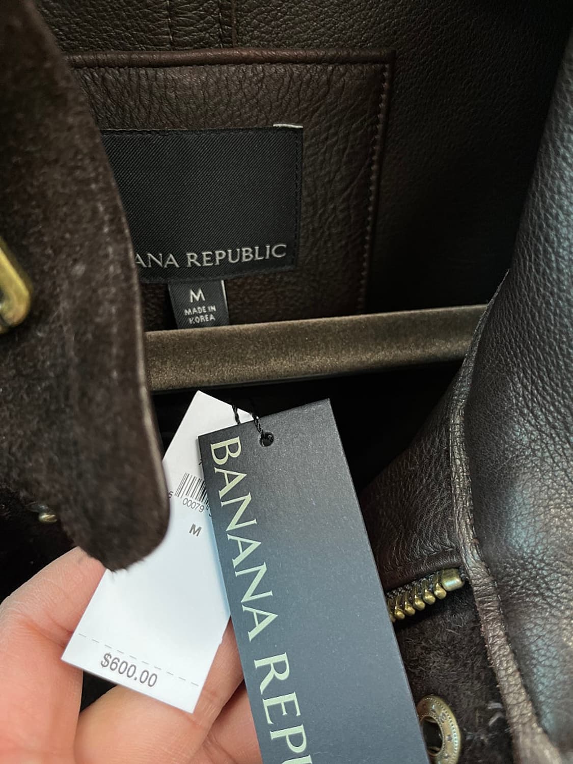 100-105) 바나나리퍼블릭 신형 스웨이드 필드자켓 상품이미지8