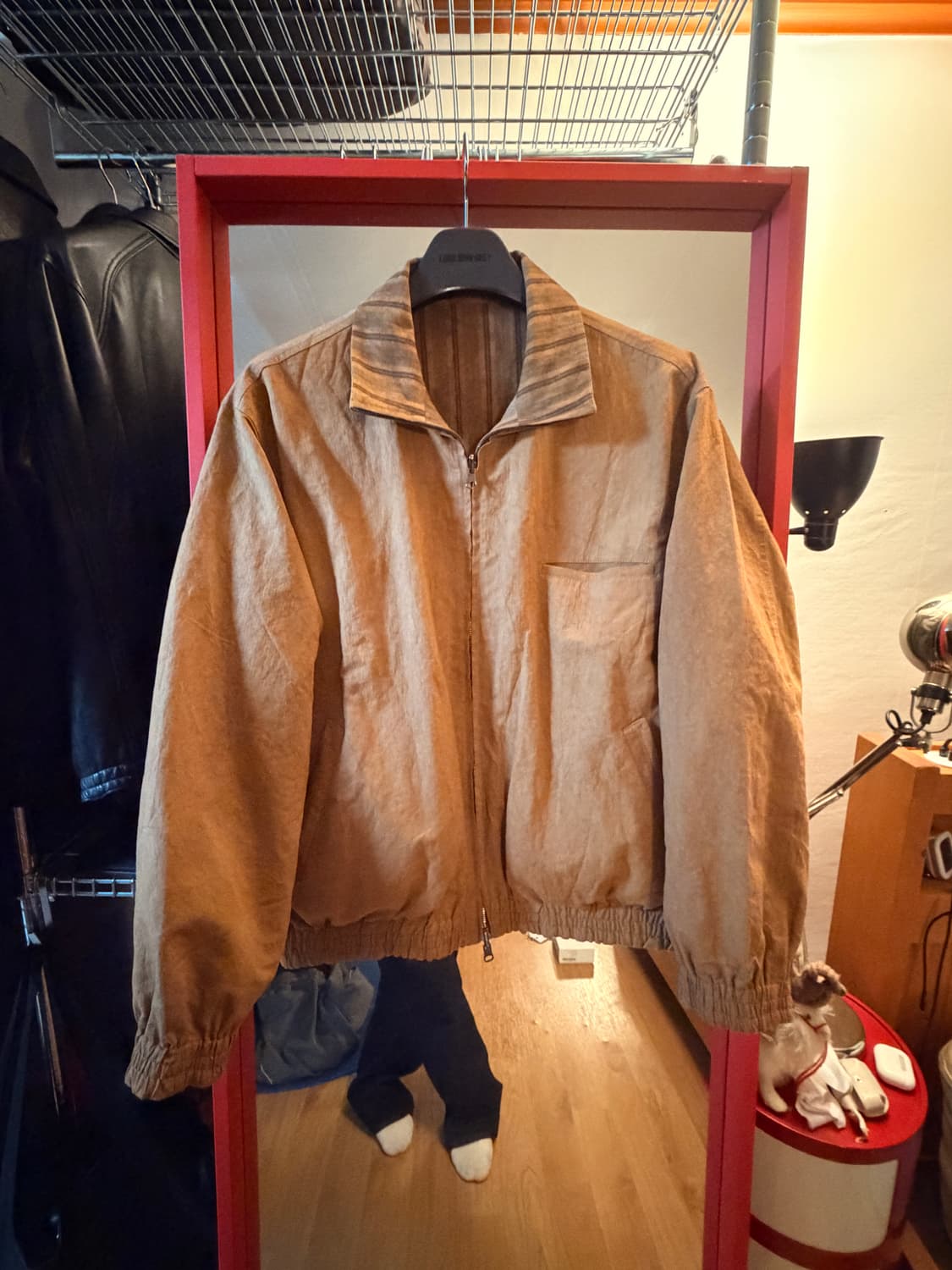 아티쟝 브랜드 아비바 지페이 슈에 리버시블 블루종 브라운 L 사이즈 상품이미지5