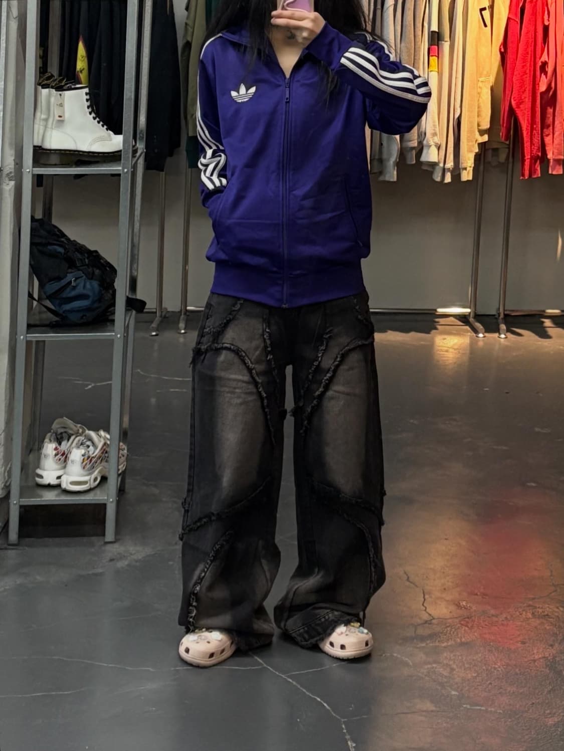 아디다스 파이어버드 트랙탑 퍼플 져지 A3002 상품이미지1