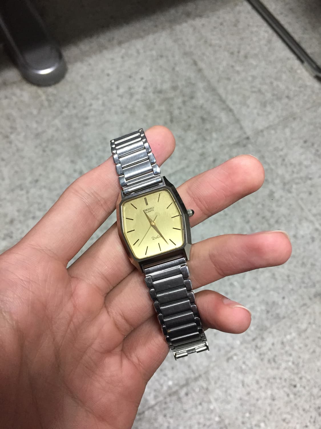 80s seiko dolce quartz silver-gold 상품이미지5