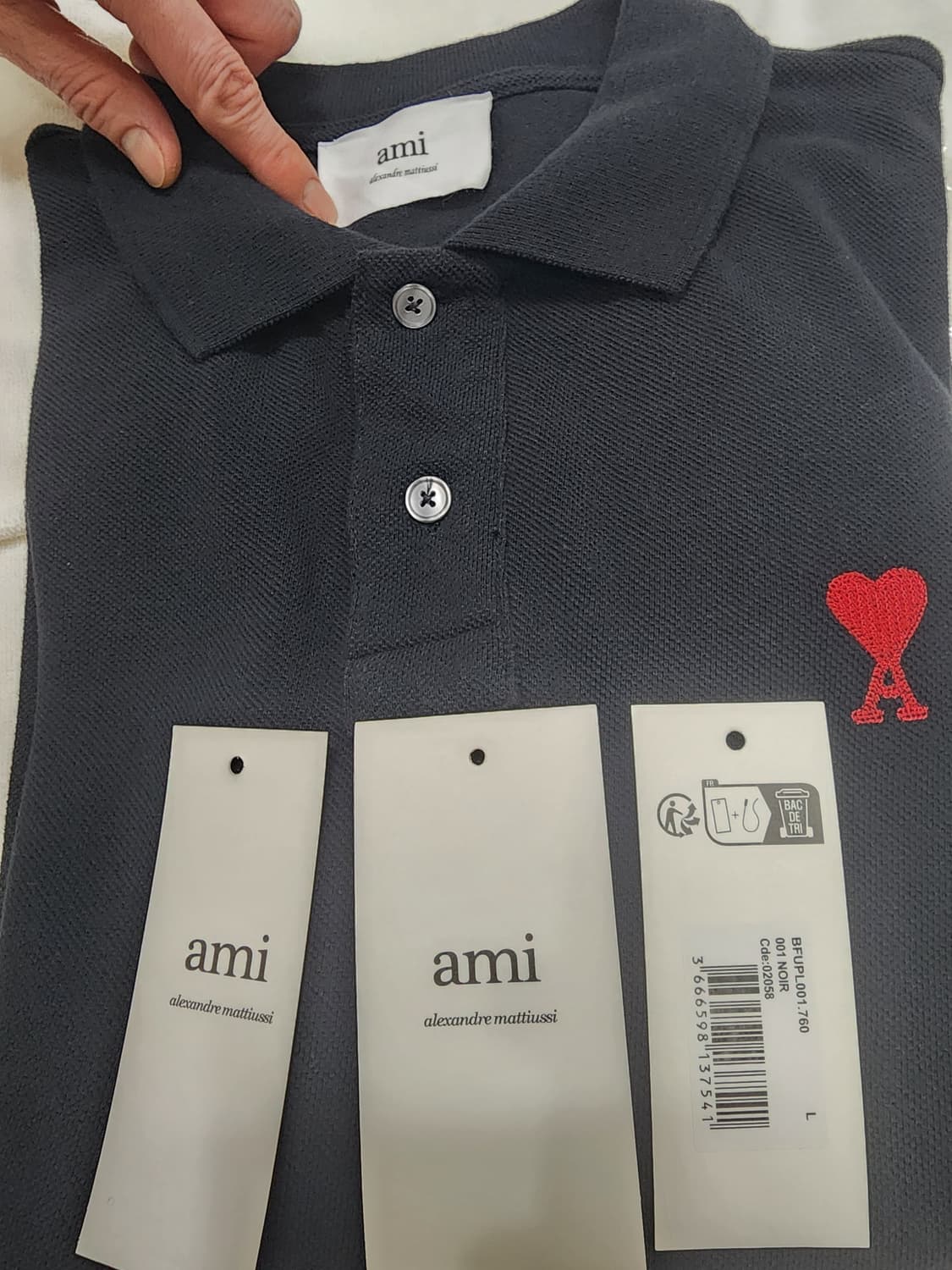AMI 아미 반팔 카라티  상품이미지2