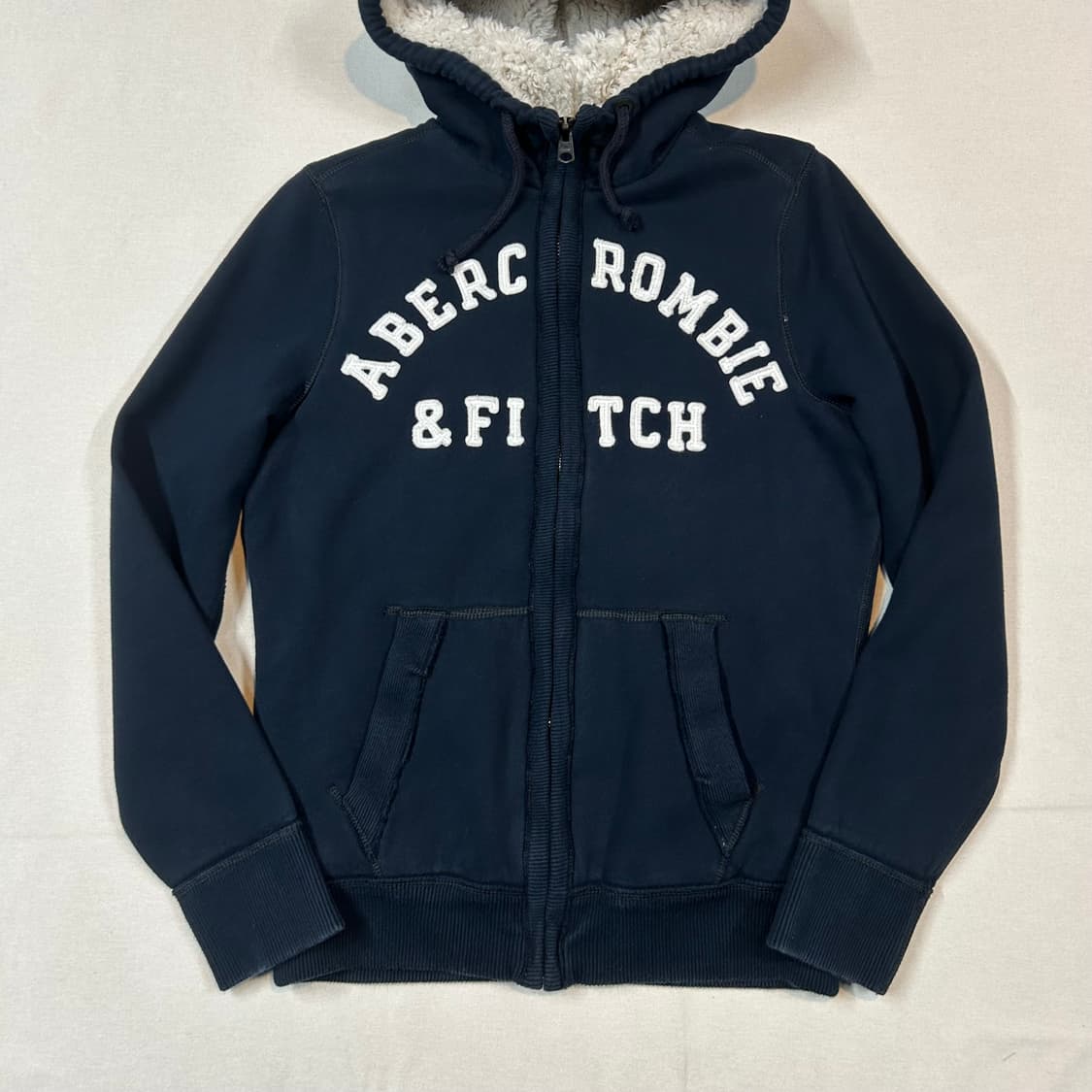M) 아베크롬비 네이비 보아 울프죠 후드집업 상품이미지2