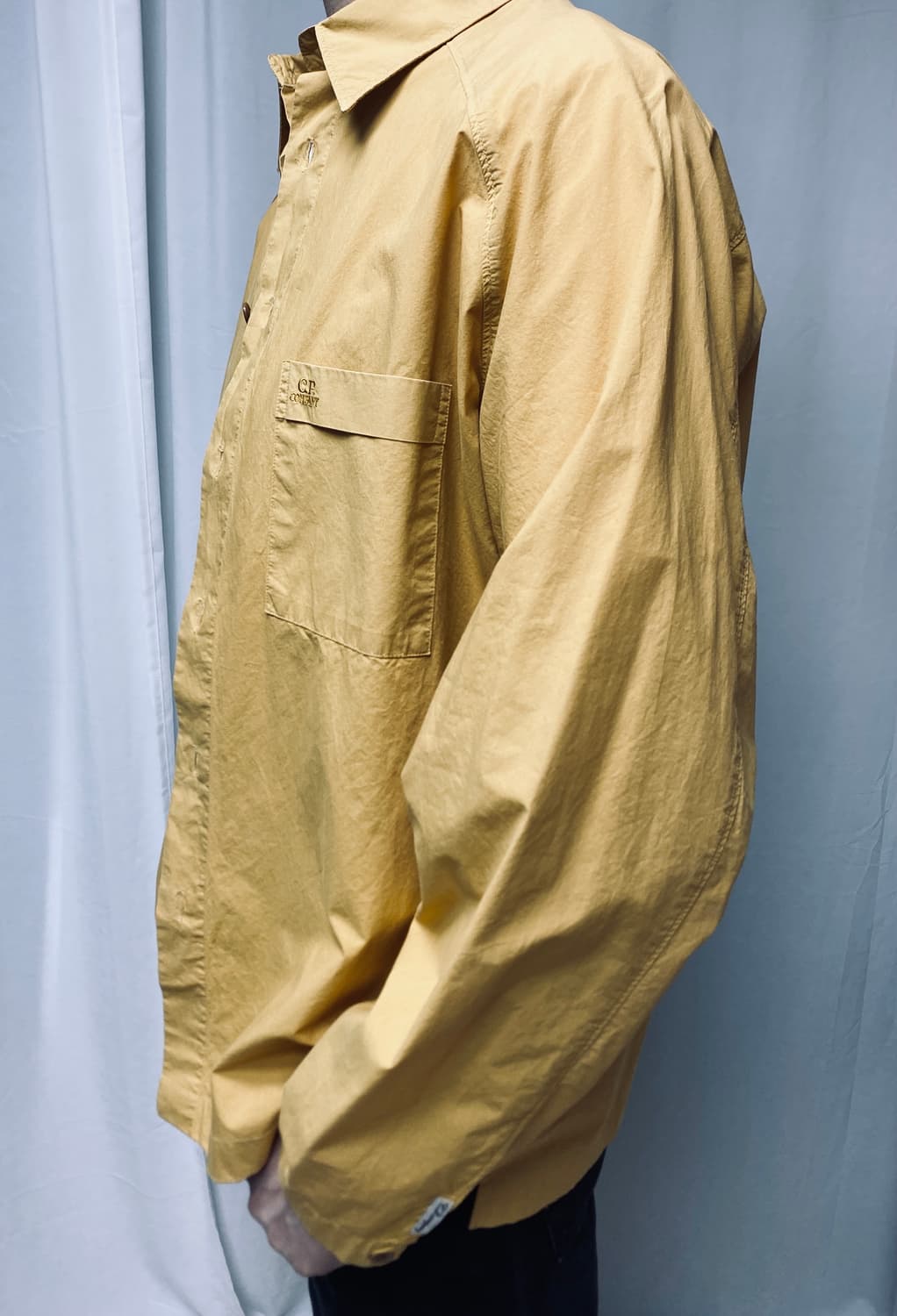 C.P. Company 긴팔 포켓 남방 셔츠 담황색 105 XL 상품이미지2