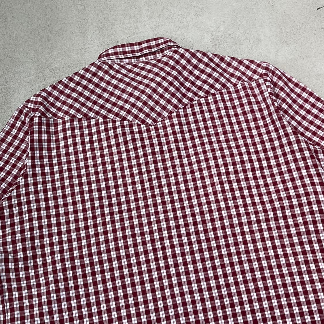 랭글러 웨스턴 체크하프셔츠 s10596 상품이미지4