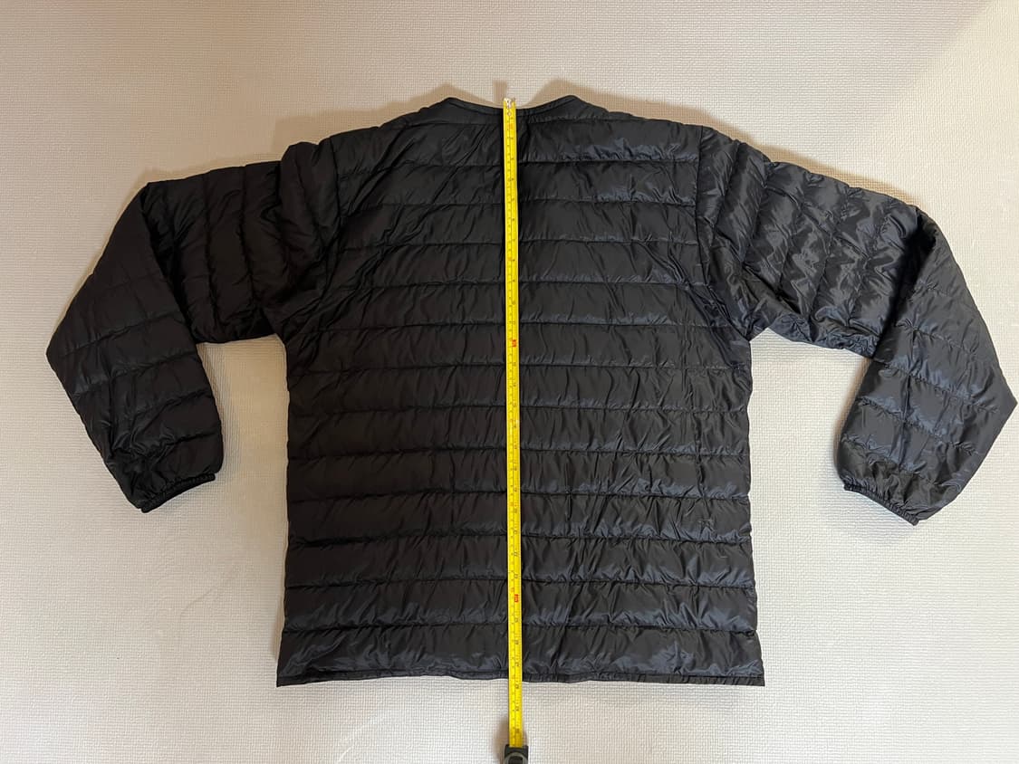 몽벨 수페리어 다운 라운드넥 800필 긴팔 경량패딩(블랙) XL 상품이미지6