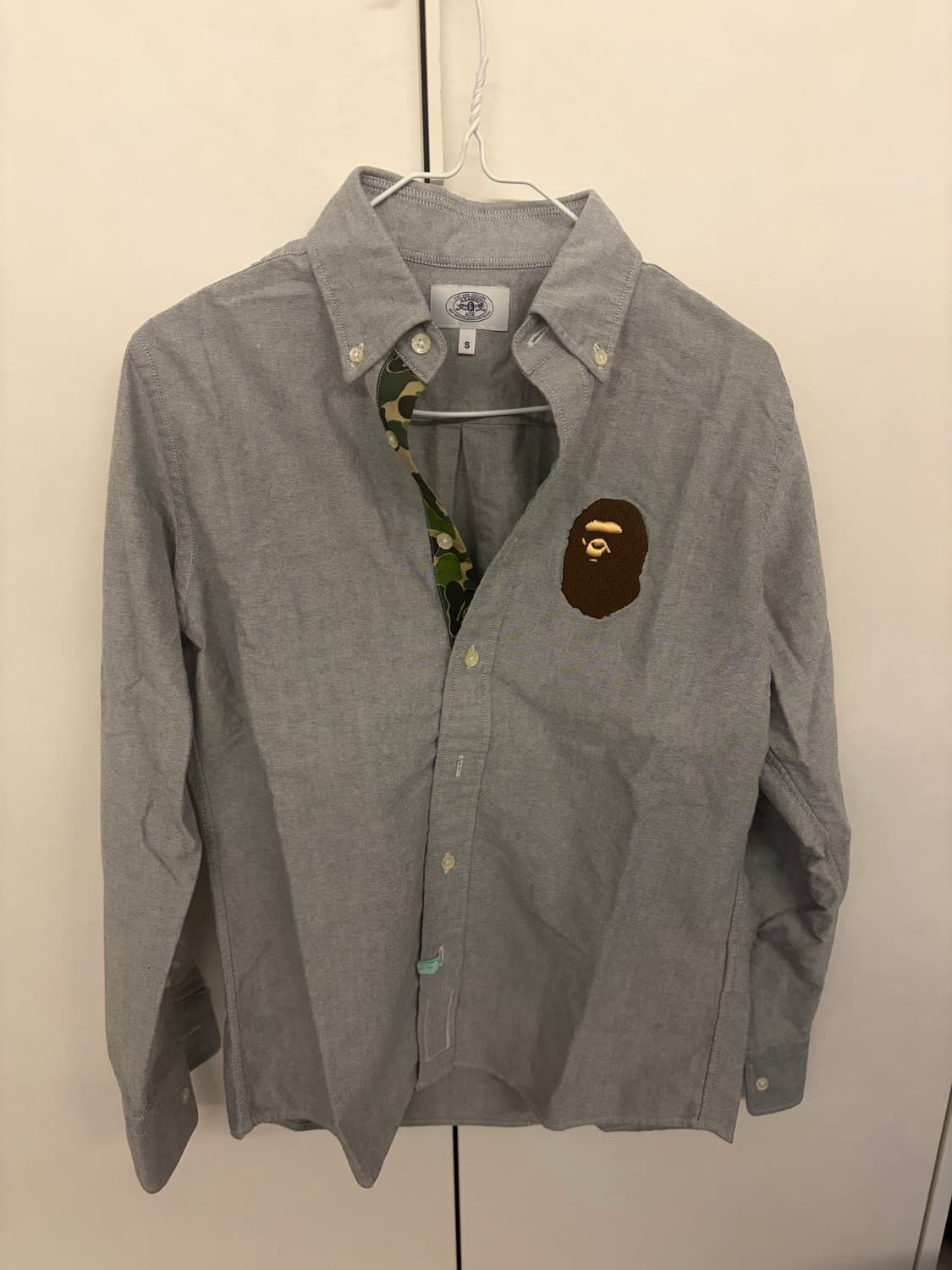 베이프 옥스포드 셔츠 s 사이즈 상품이미지1