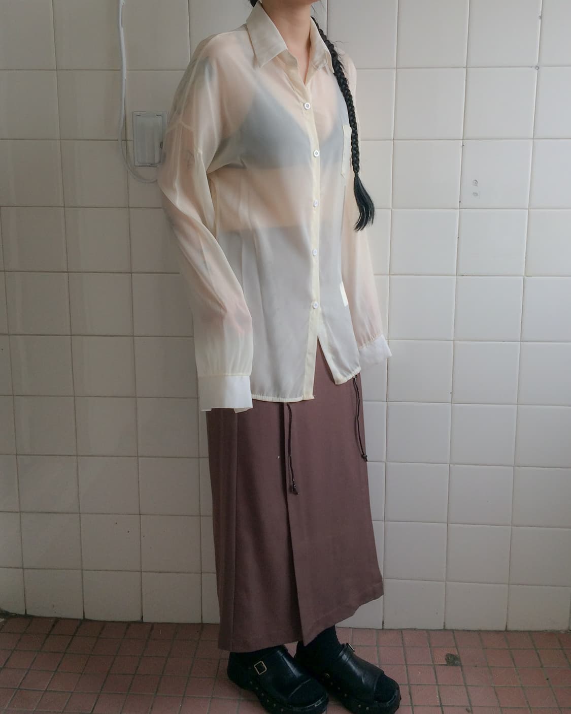 see through shirt 상품이미지7