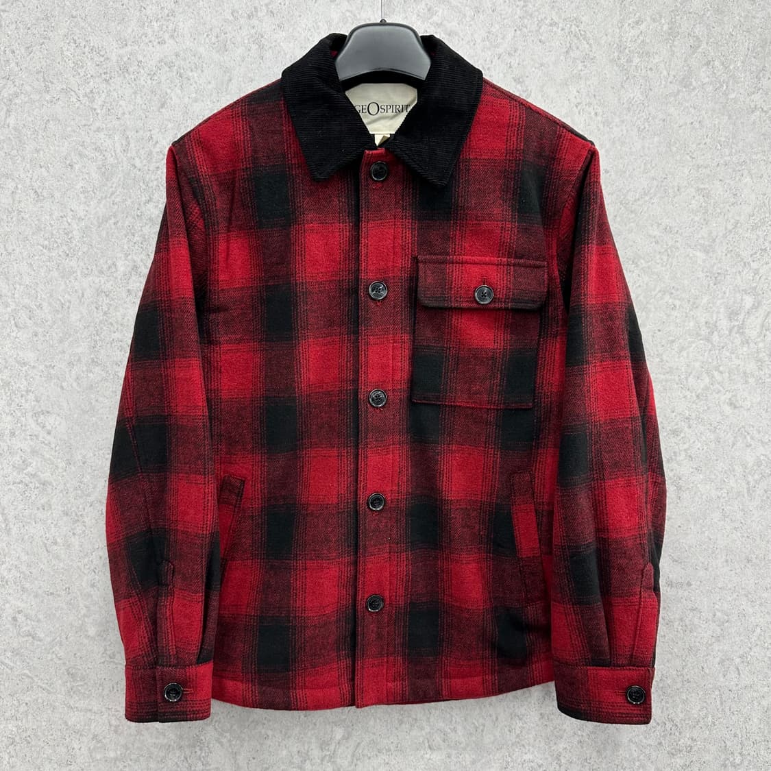 95 지오스피릿 남자 누빔 캐시미어 점퍼 상품이미지1