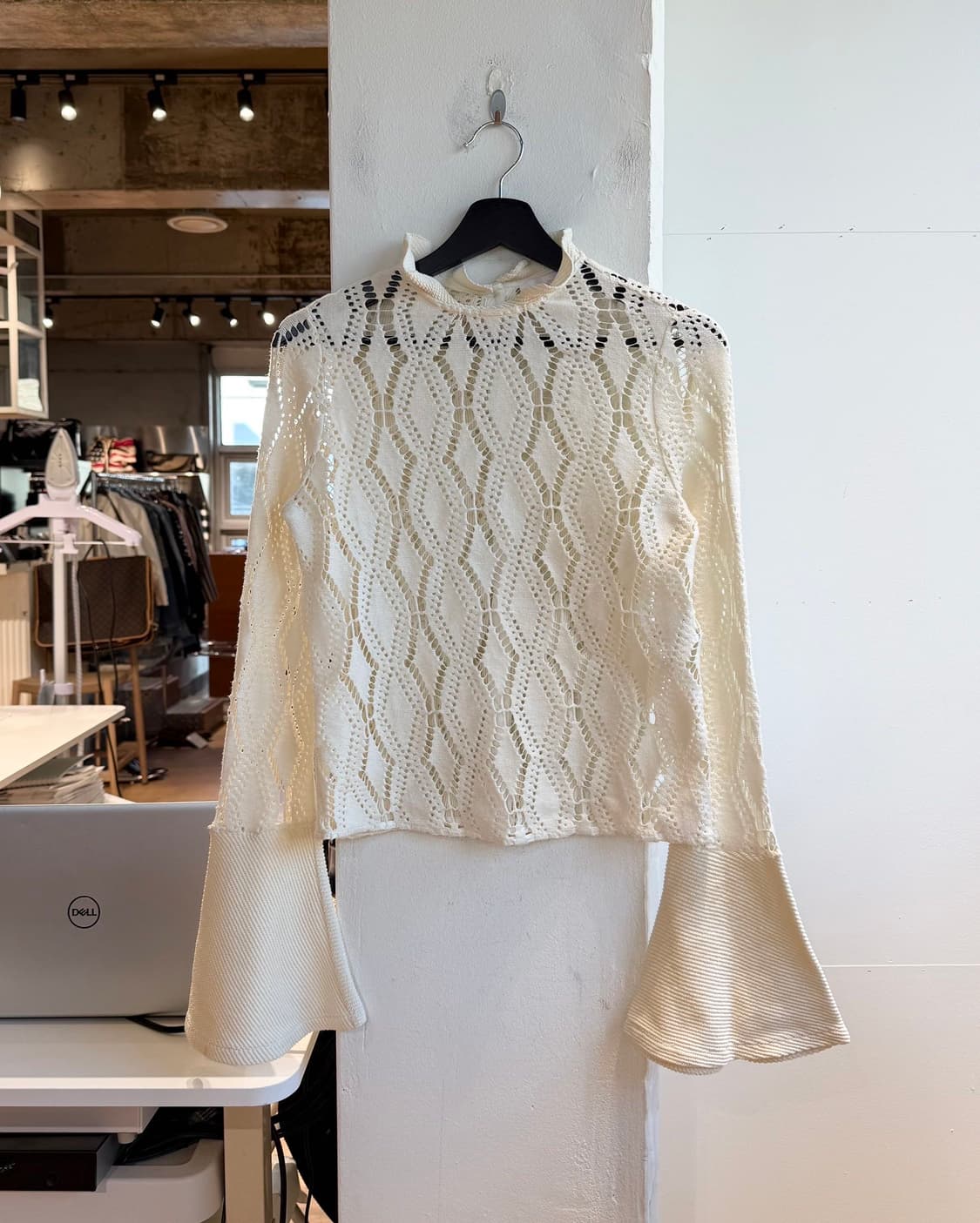 씨 바이 끌로에 아이보리 크로셰 니트  상품이미지2
