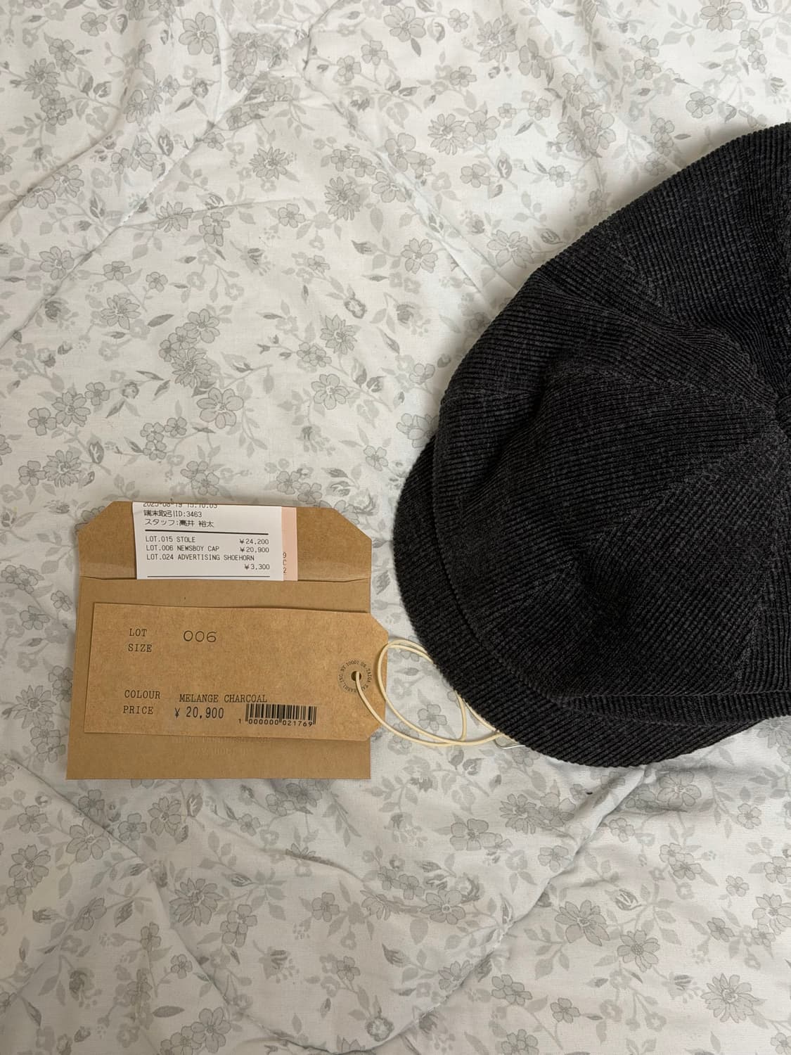 타이가타카하시 LOT.006 NEWSBOY CAP 상품이미지3