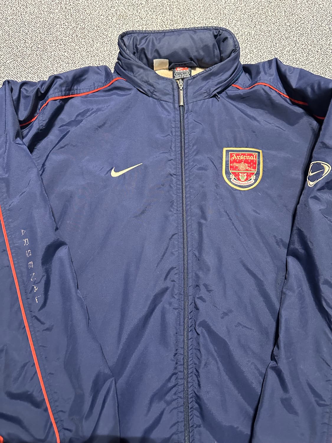 나이키 아스날 2001-02 후드 레인자켓 m 상품이미지3
