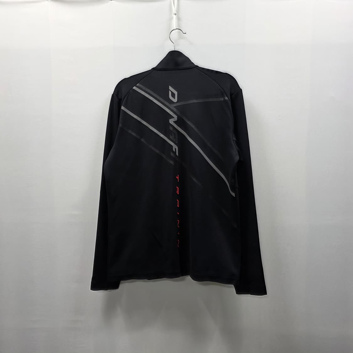 0812 다이나핏 남성 트레이닝 집업 자켓 블랙 L(100) 스판 기능성 상품이미지2