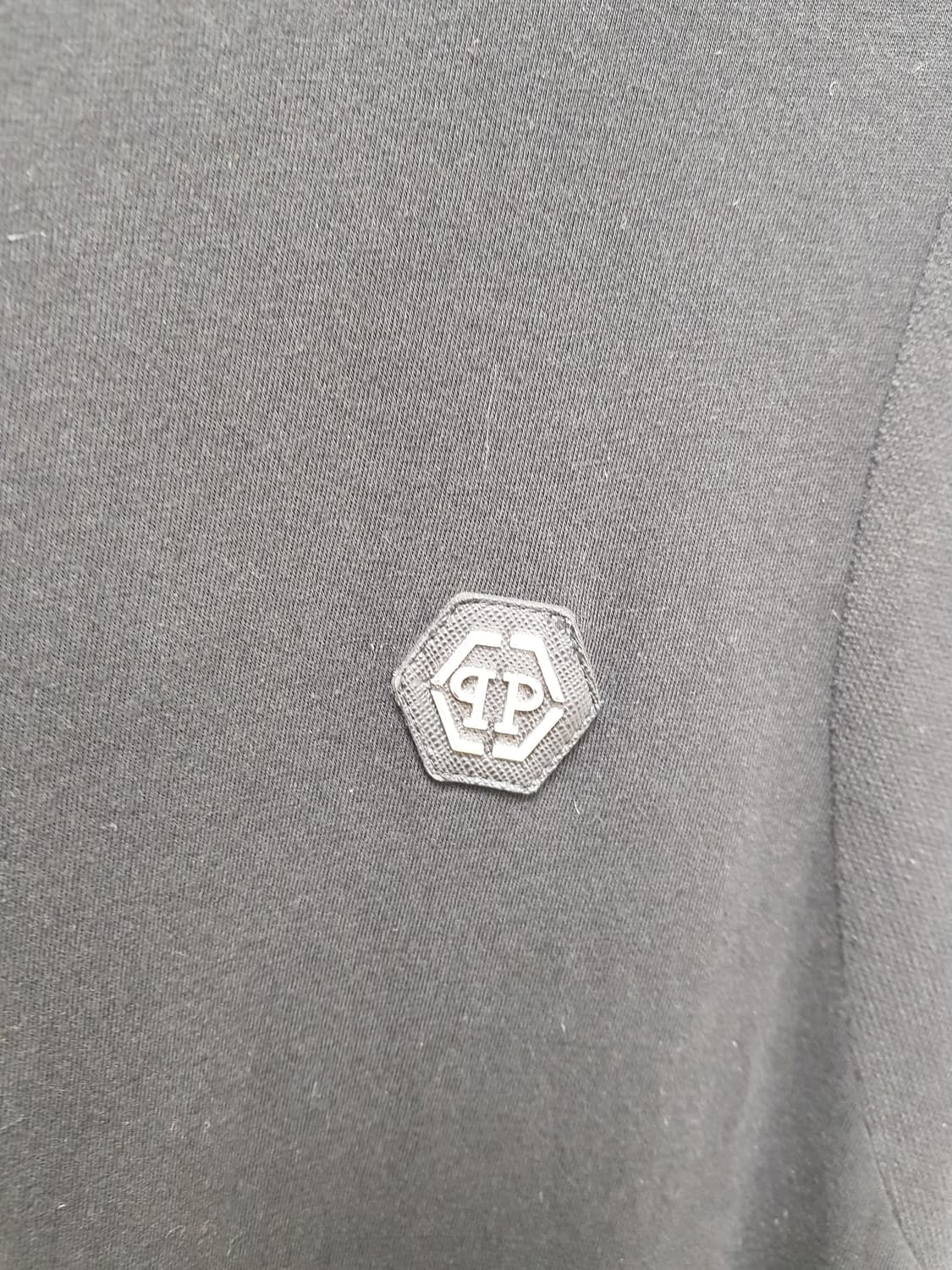 [m/95/정품] 필립플레인 블랙 반팔 티셔츠 상품이미지4