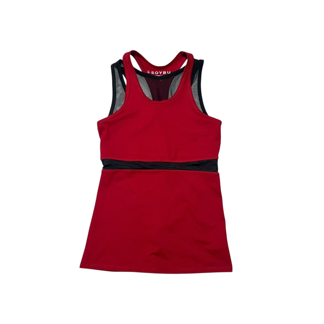 래드 메쉬 슬리브리스 상품이미지3