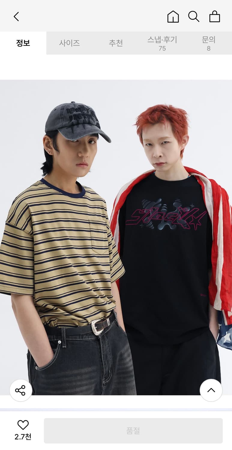 글랙 GC032 휴먼팩터 워싱 볼캡 (CHARCOAL GRAY) 상품이미지4