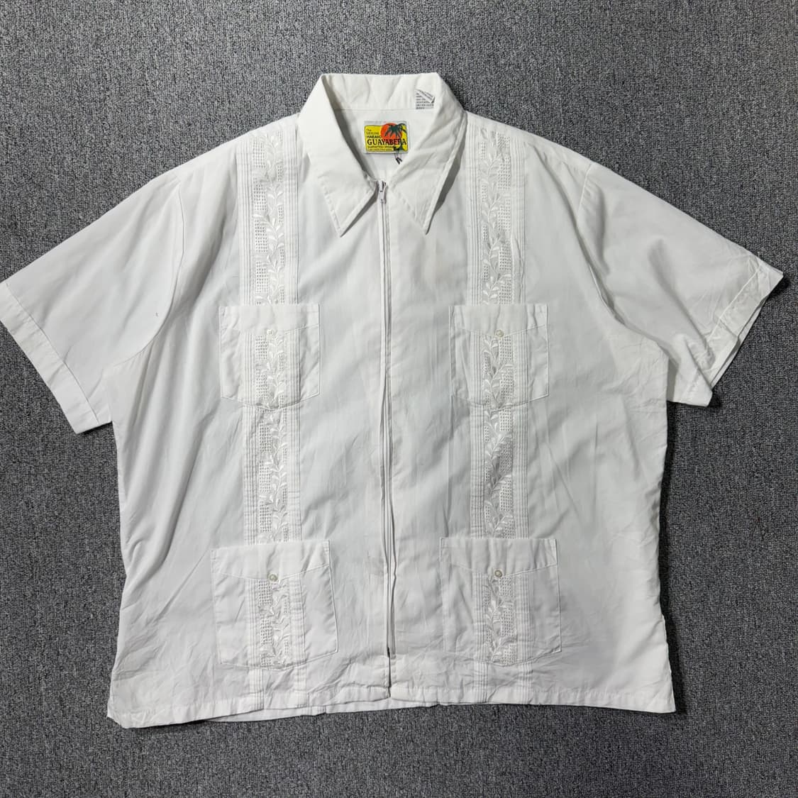 쿠바 셔츠 자켓 화이트 ( XXL/OLD-7652 ) 상품이미지1