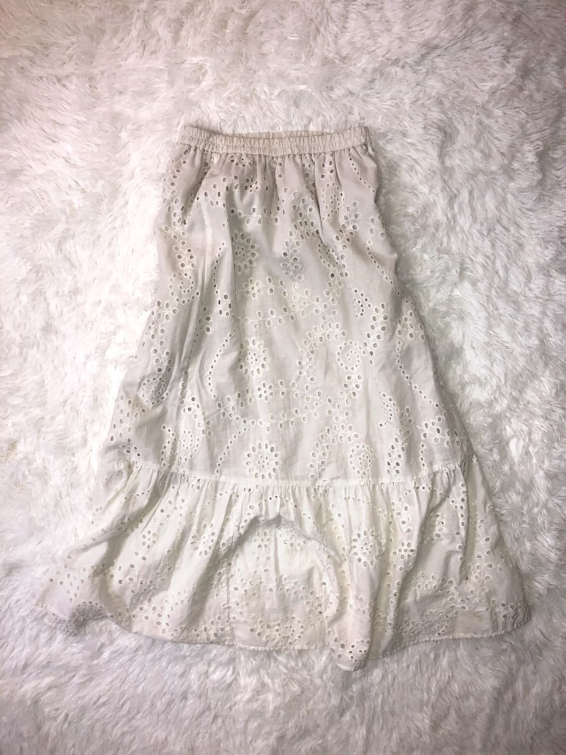 white long punching sk 상품이미지1