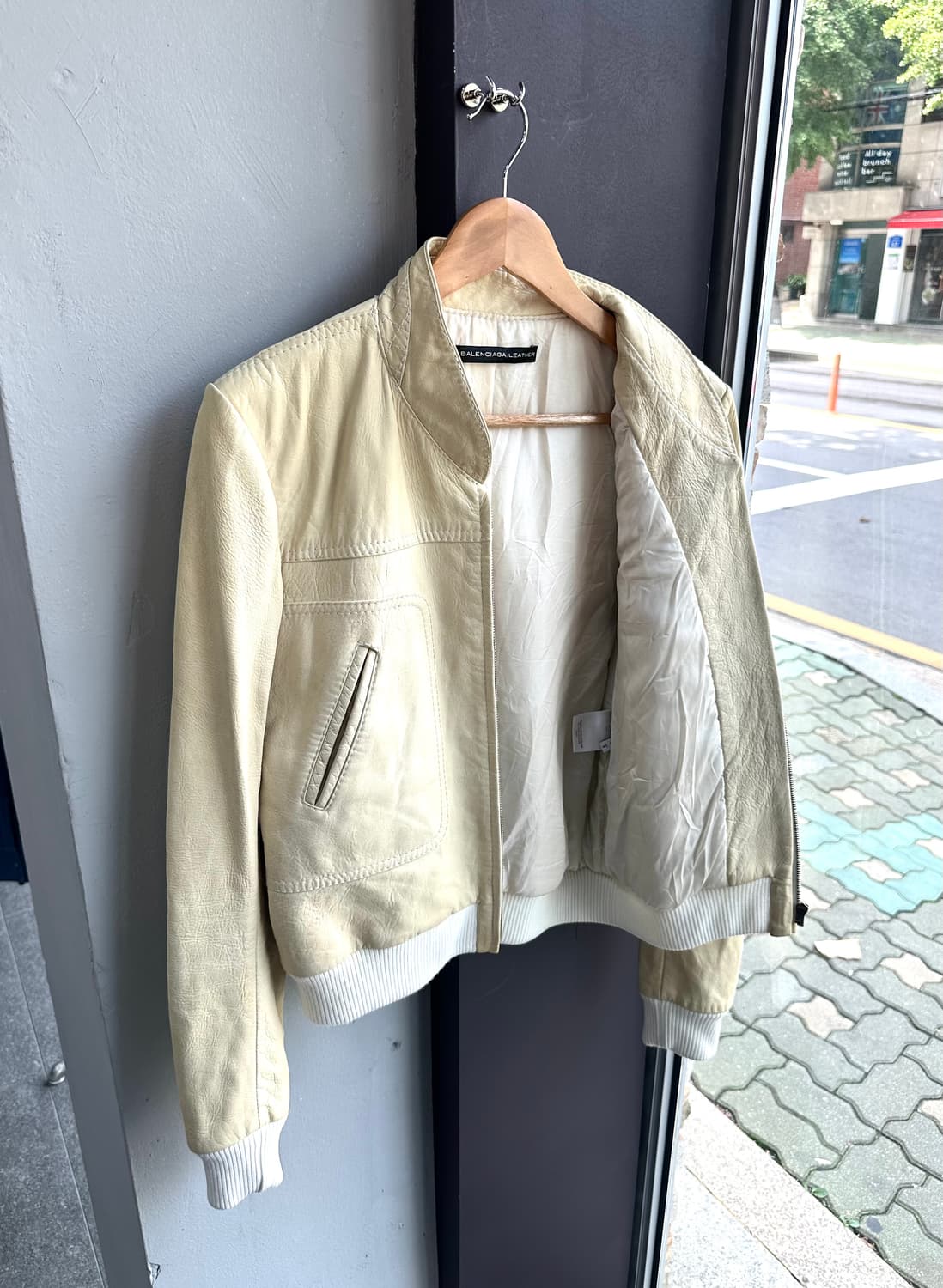 40/ 발렌시아가 Goat Leather 라이더 자켓 상품이미지6