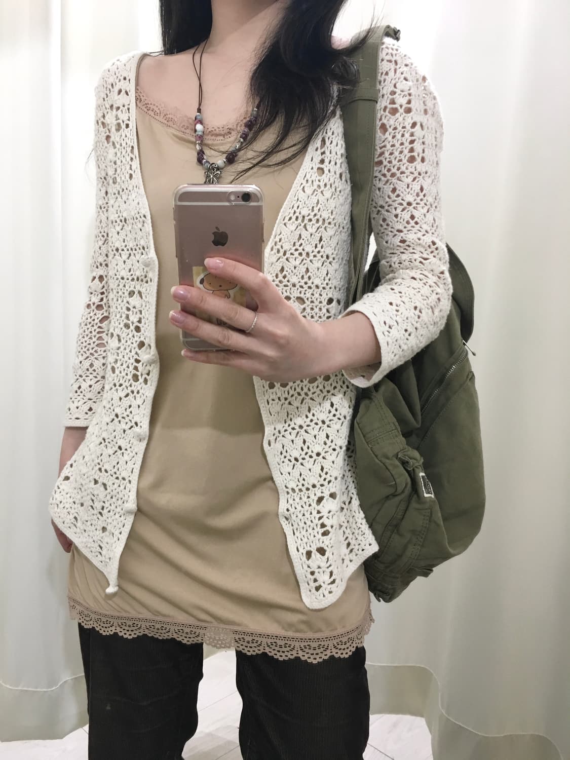 hippie slim crochet cardigan 상품이미지6
