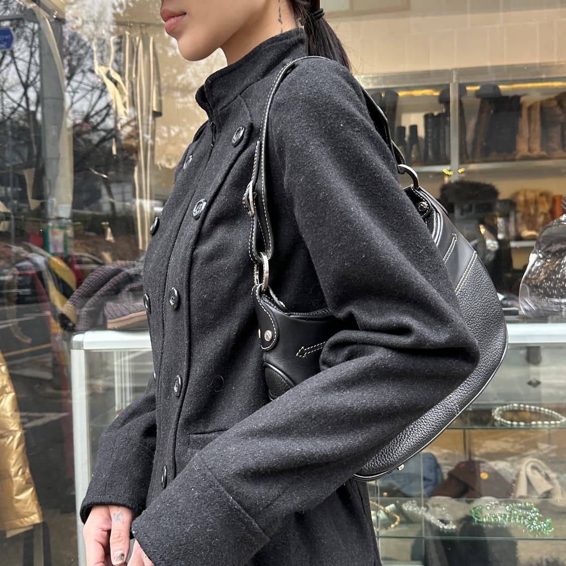 00s 카파치 이태리 가죽 애로우 가방 상품이미지9