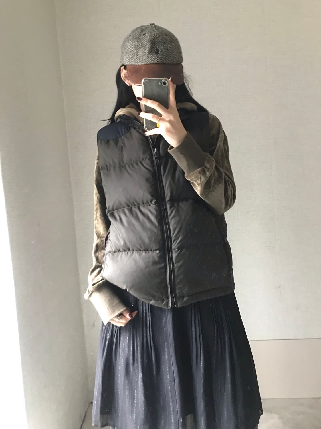 폴로 카키 패딩조끼 상품이미지5