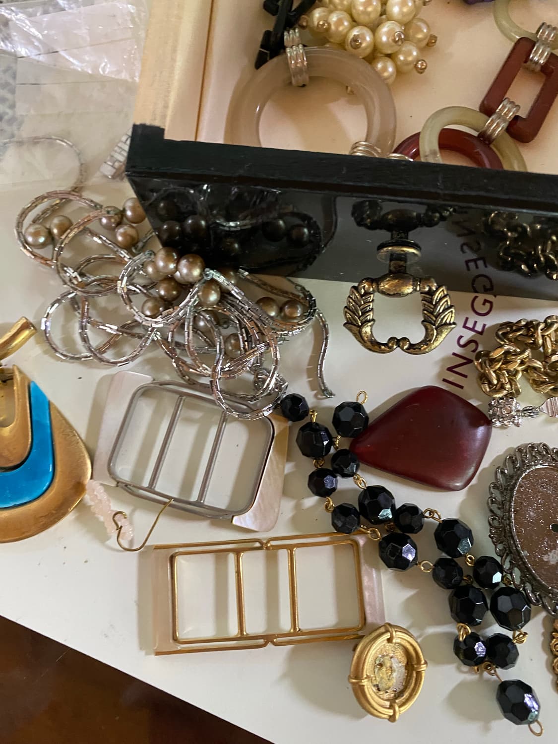 빈티지 주얼리 하자품 일괄 체인큐빅벨트 포함 상품이미지4