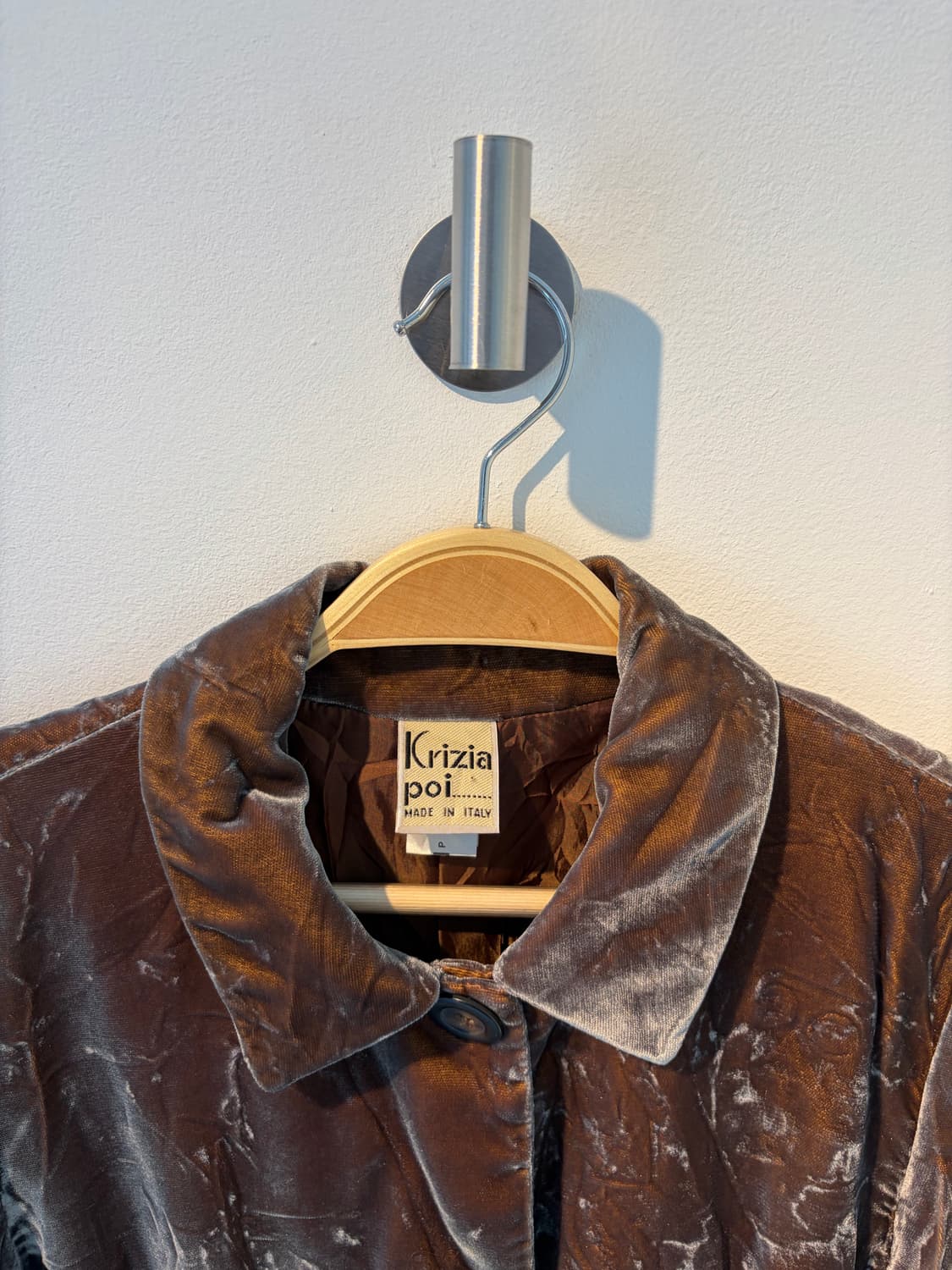 90s Krizia Poi velvet jacket 상품이미지3