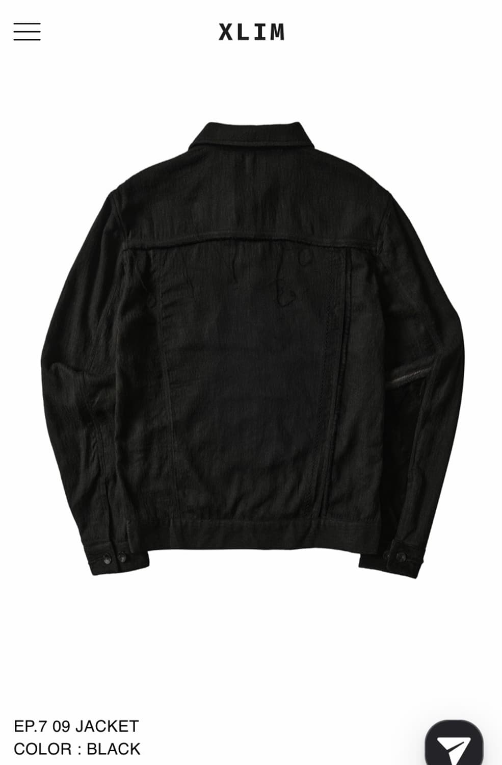 xlim ep7 09 jacket black 상품이미지2