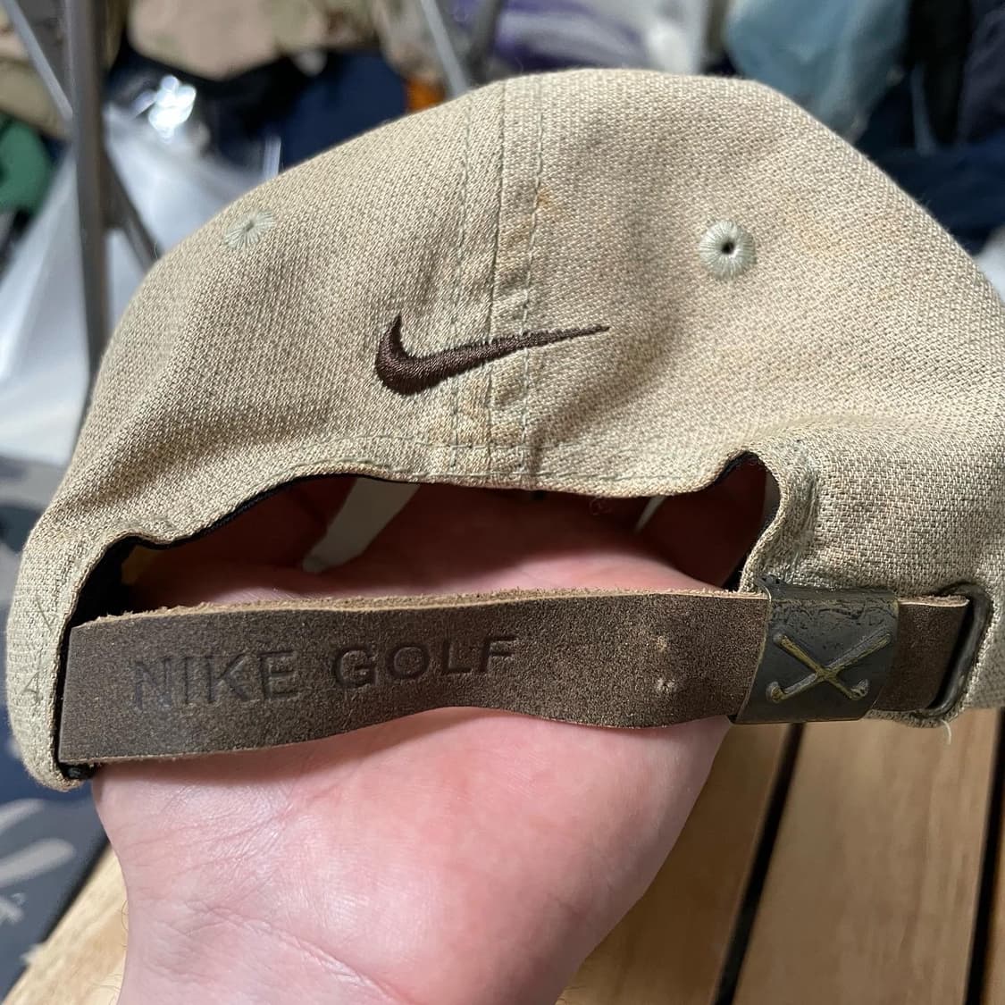 1990s 나이키 가죽챙 캡 상품이미지4