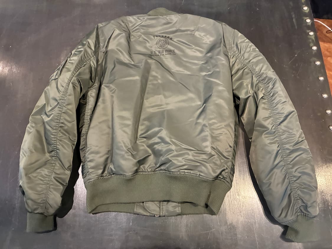 XL) 프로퍼 항공점퍼 MA1 에어포스 올리브 상품이미지5