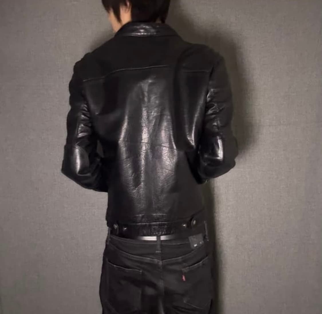 Vintage leather jacket 상품이미지4