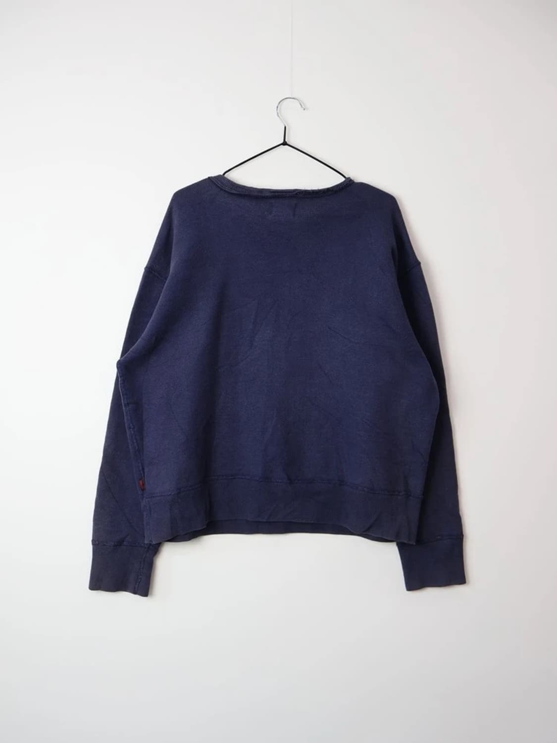 Fuudobrain Cropped Sweatshirt Navy 상품이미지4