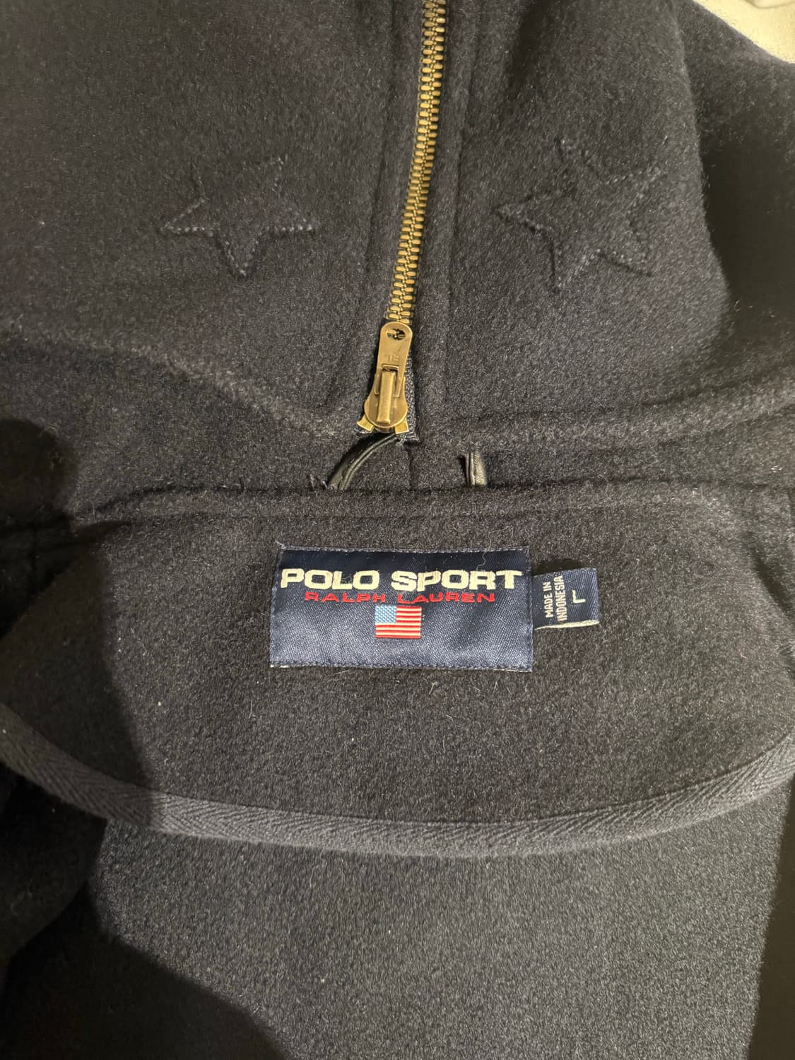 90s 폴로스포츠 울 카겟 후드 코트 L 랄프로렌 빈티지 상품이미지8