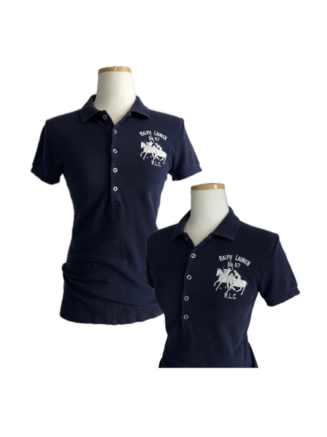 랄프로렌 스포츠 폴로 RL 67 빅포니 자수 피케셔츠 반팔카라티 딱붙핏 상품이미지1
