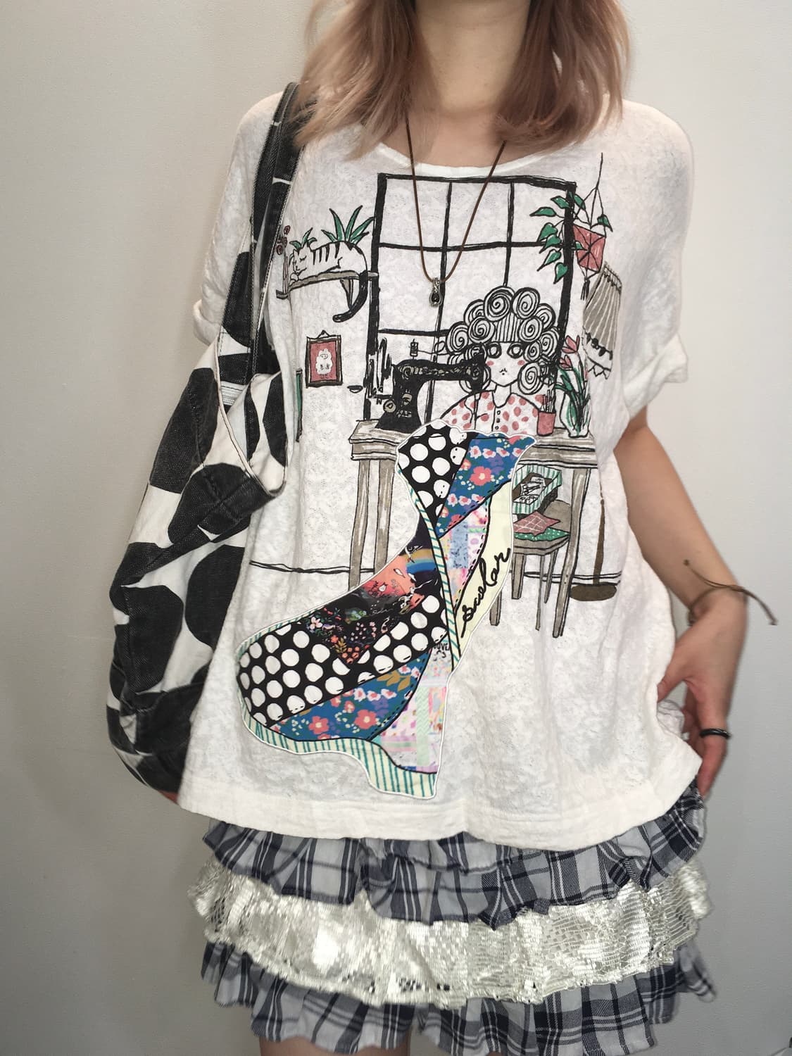 scolar Japanese bobtail patch t shirt 상품이미지3