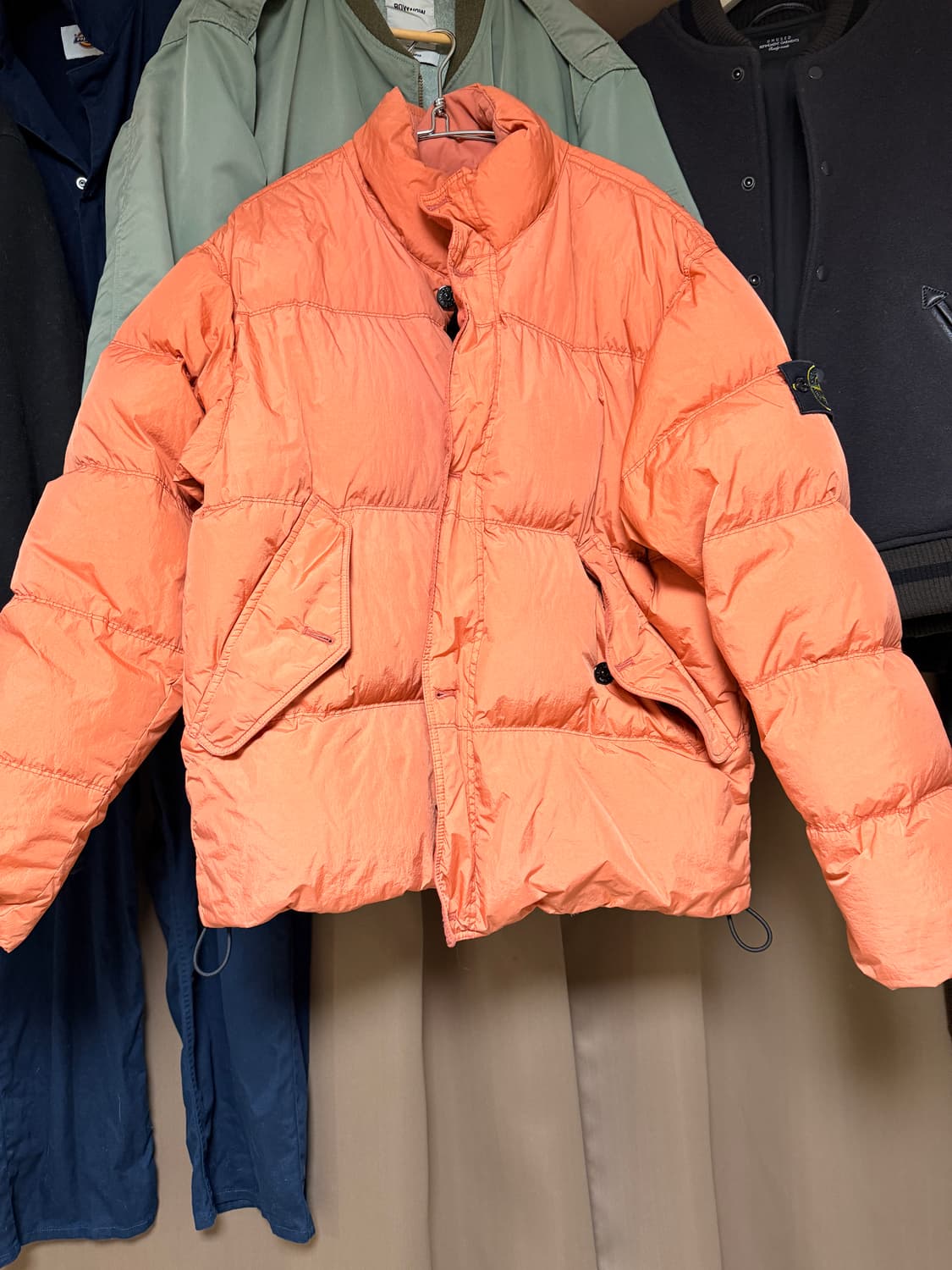 스톤아일랜드 크링클랩스 24fw 오렌지 L 상품이미지1