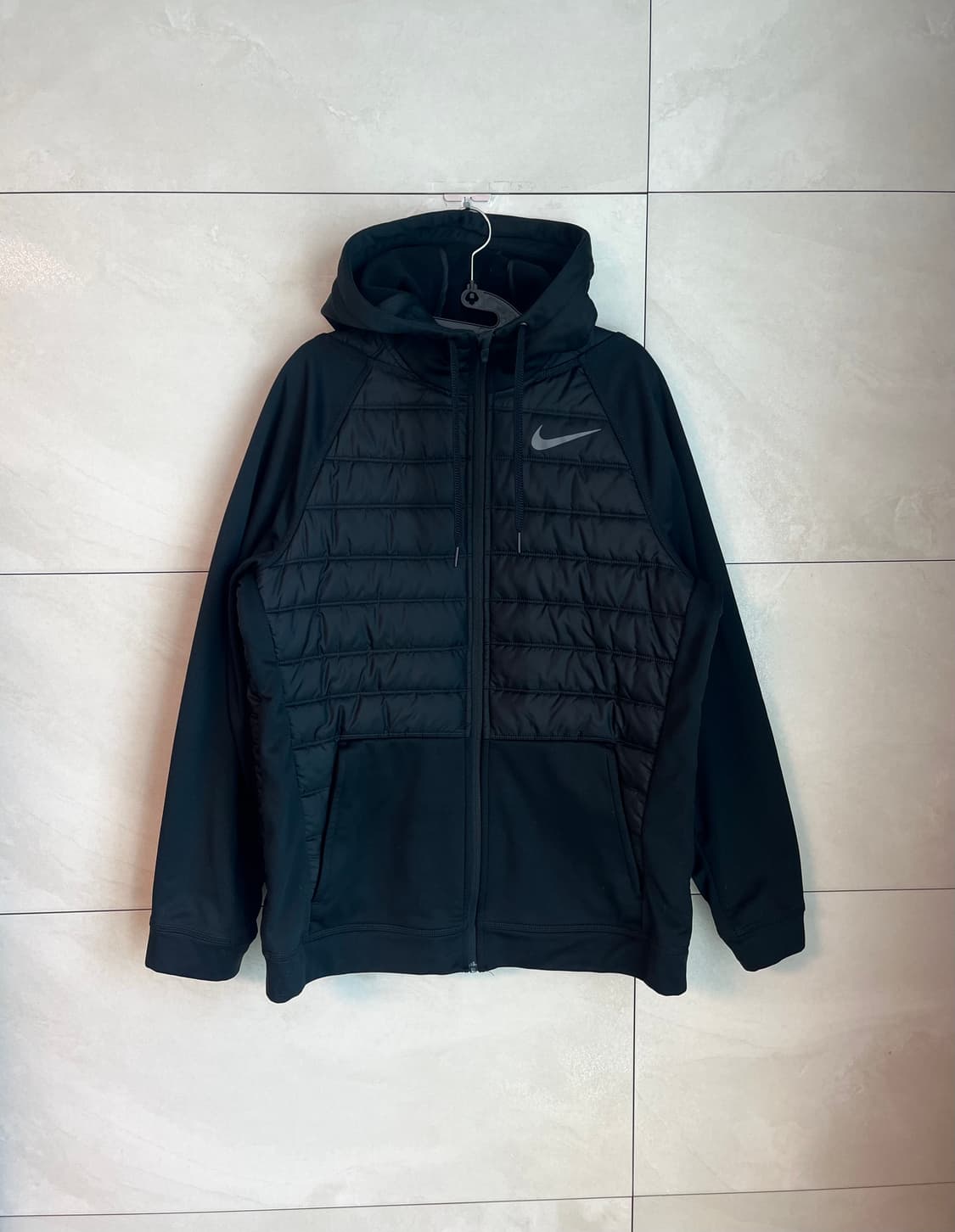 [2XL] 나이키 스우시 에어 경량 후드집업 블랙 상품이미지1