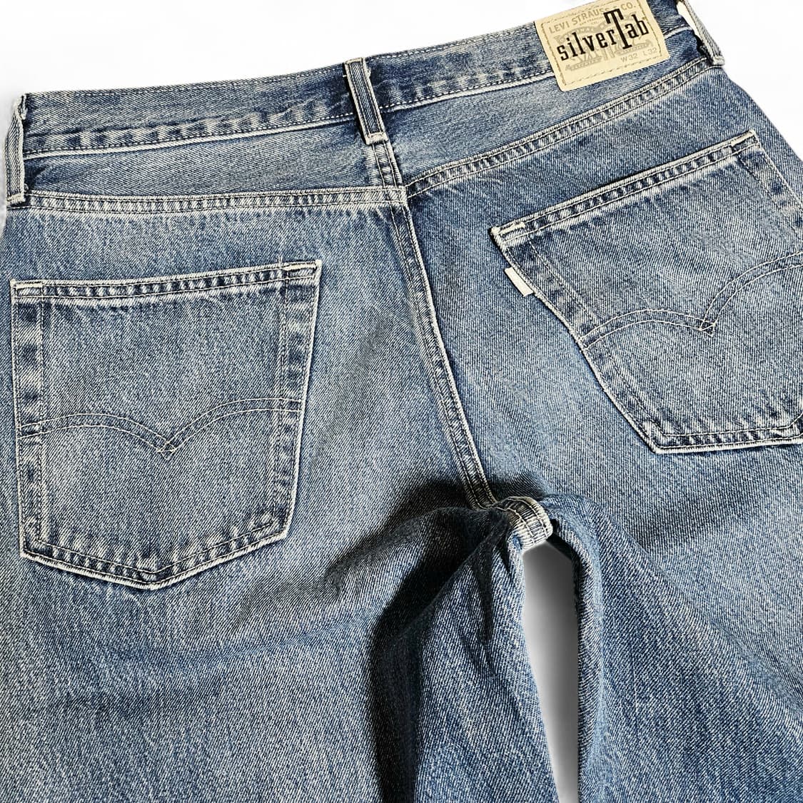 [32X32][리바이스]실버탭® 루즈핏 데님 미디엄인디고# 상품이미지4