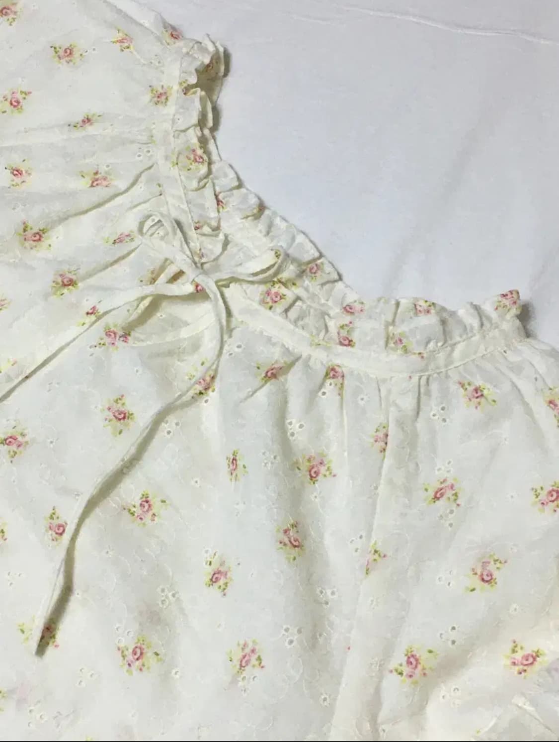 빈티지 모리걸 잔꽃 블라우스 상품이미지2