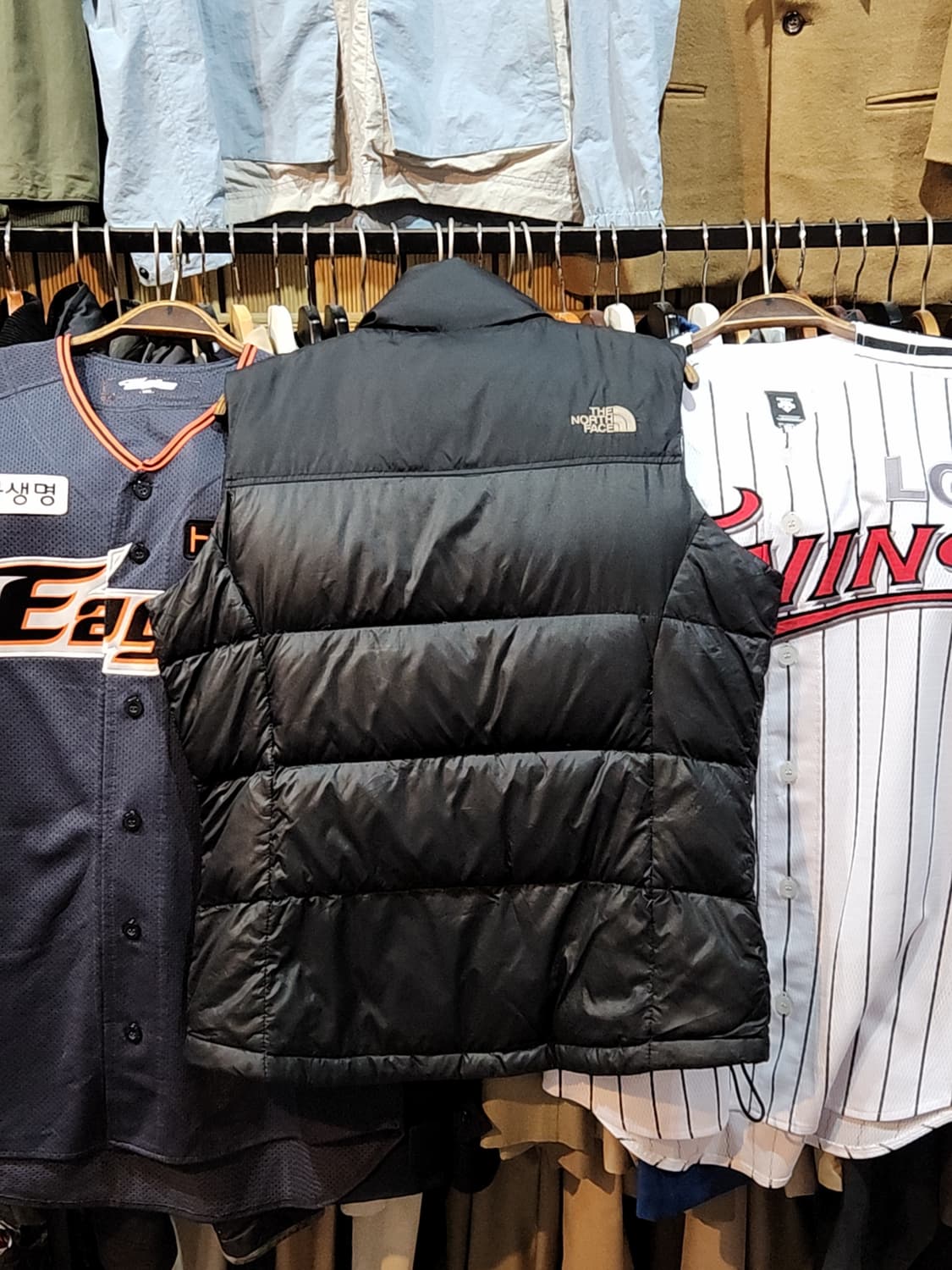 (L) 노스페이스 눕시 패딩조끼 블랙 700 구스다운 베스트  상품이미지8
