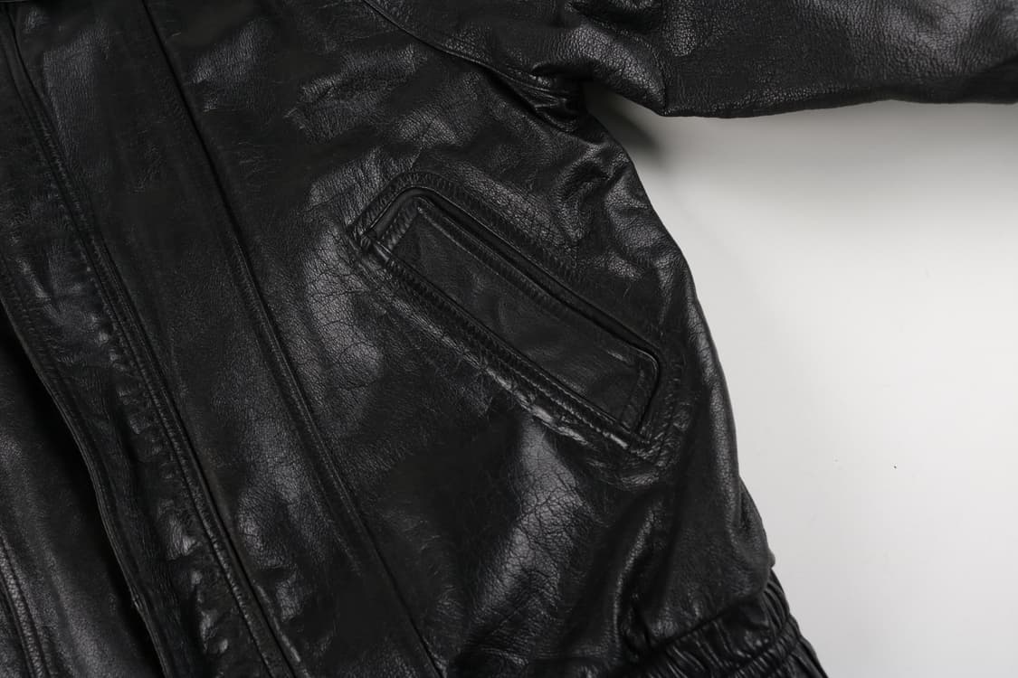 [L] 빈티지 소가죽 블루종 자켓 상품이미지2