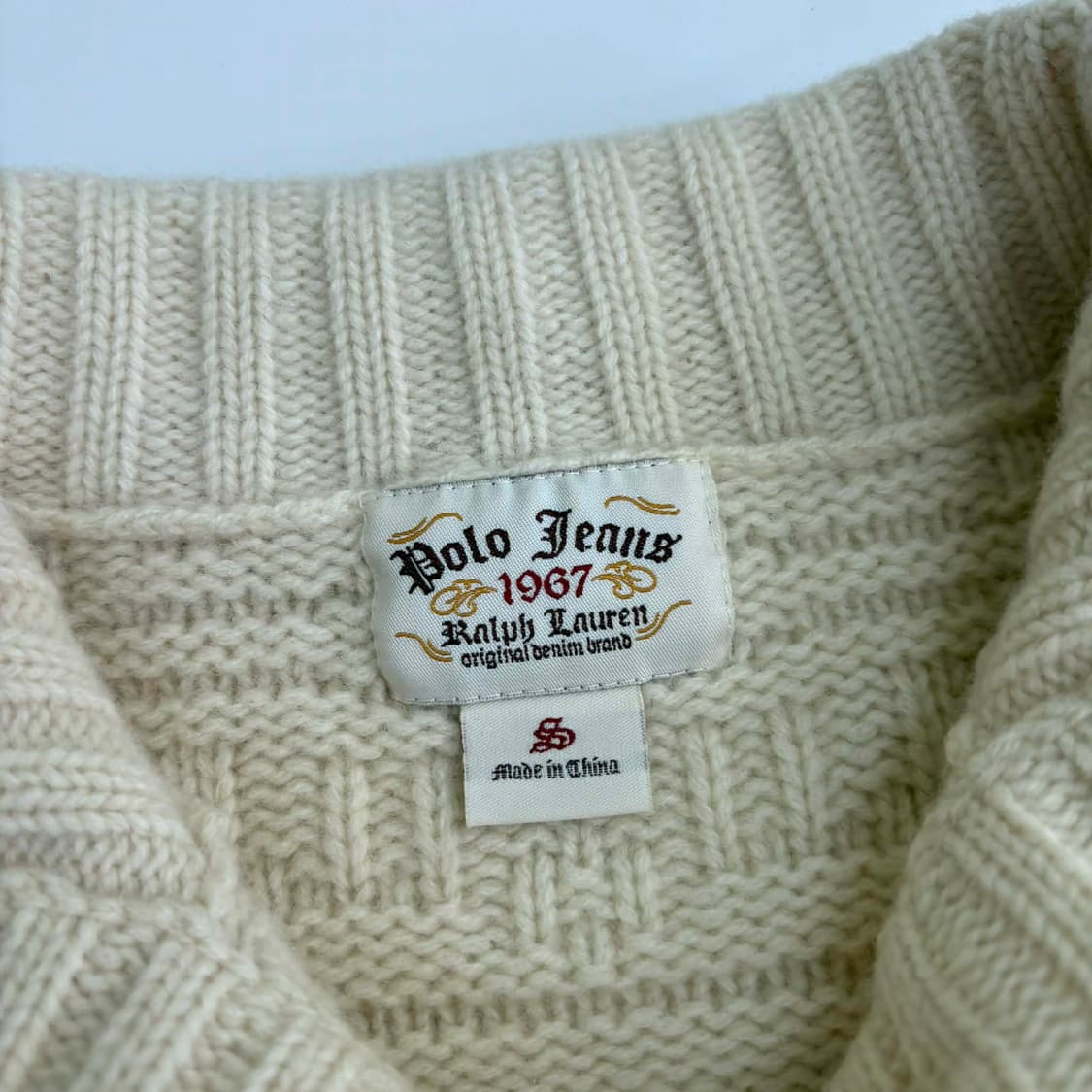 폴로 랄프로렌 진스 램스 울 100% 투포켓 걸즈 니트 가디건(S) 상품이미지4