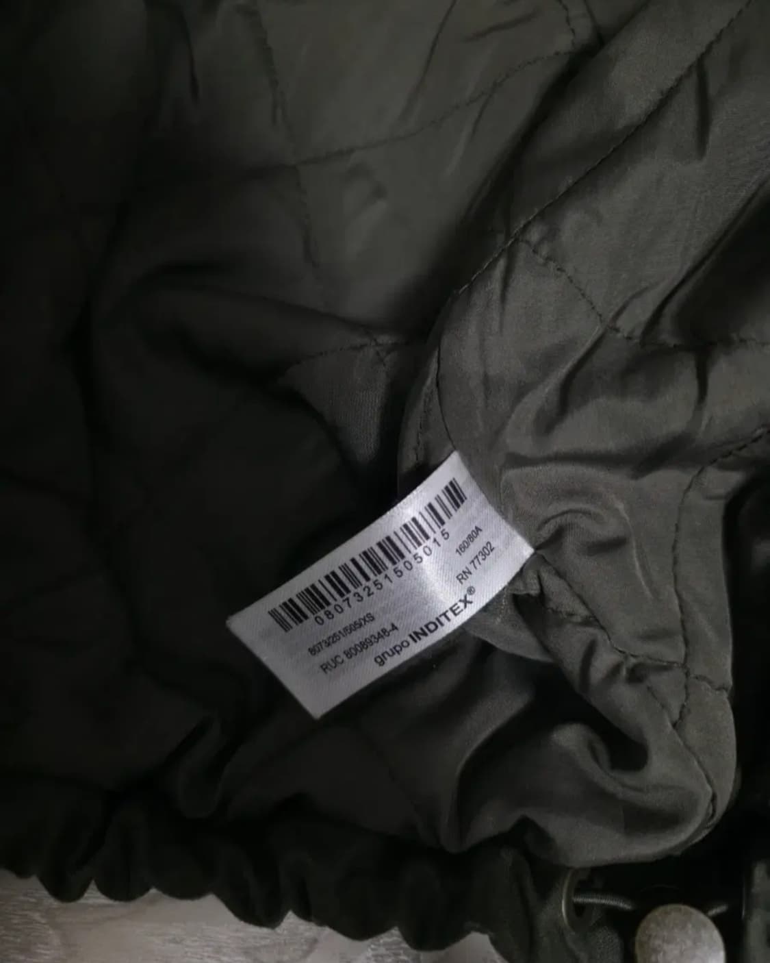 자라 카키 야상 자켓 xs 상품이미지3