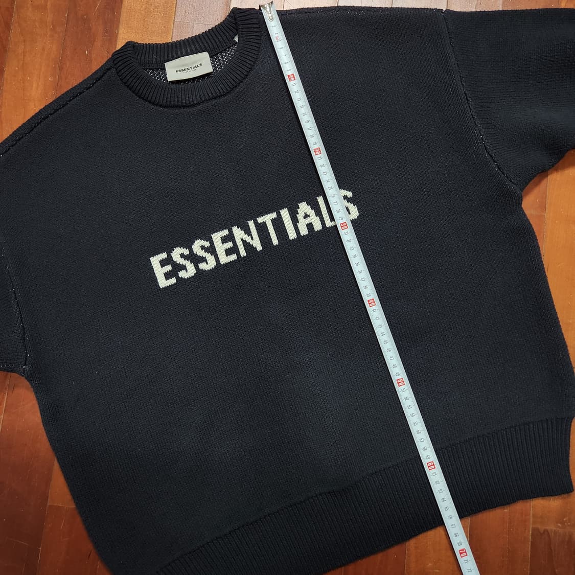 [S] 피어오브갓 에센셜 니트 풀오버 스웨터 니트 블랙 상품이미지8