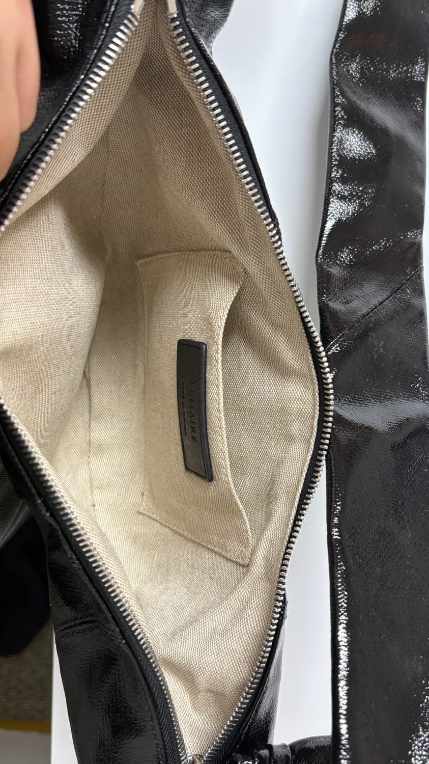 르메르 코티드 코튼 크로와상 블랙 스몰 상품이미지4